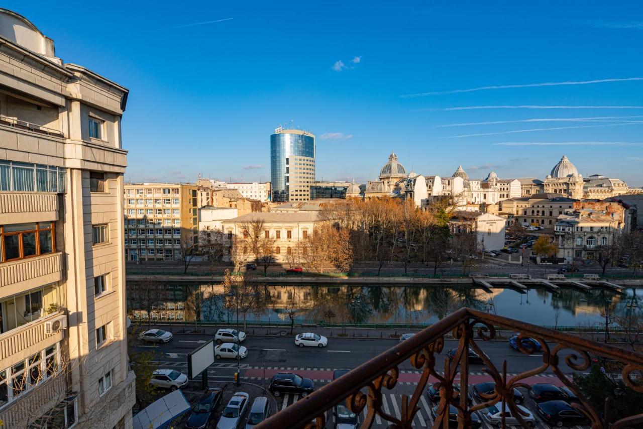 Ferienwohnung Golden View - Breathtaking Location In Bukarest Exterior foto